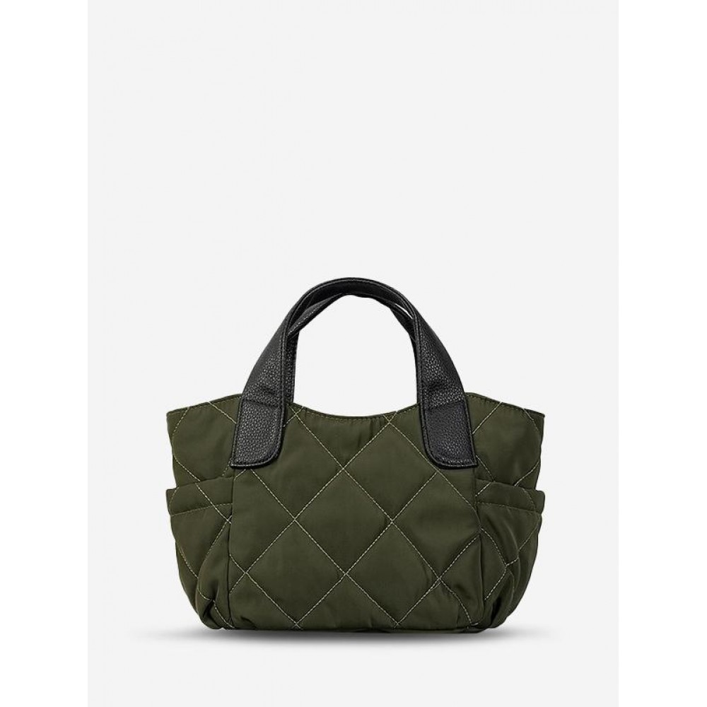 Women's Winter Rhombus Quilted Nylon Soft Fashion Convertible Handbag Crossbody Bag Women's Winter Rhombus Quilted Nylon Soft Fashion Convertible Handbag Crossbody Bag