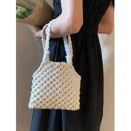 Beach Vacation Macrame Shoulder Bag