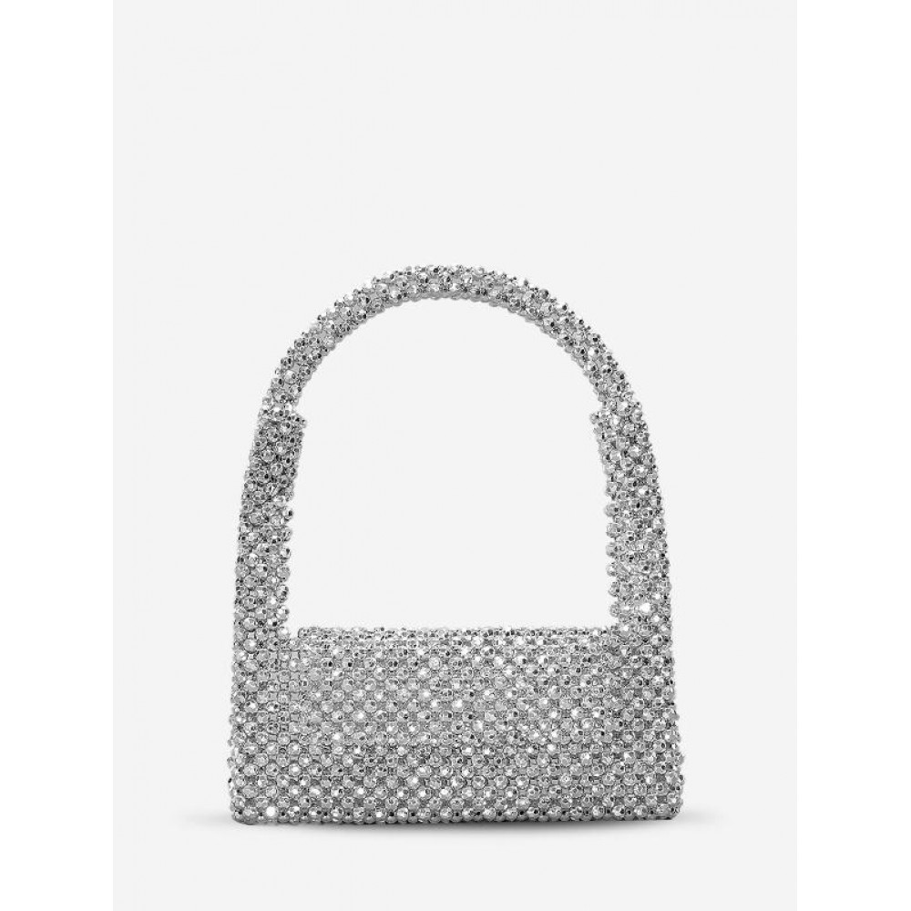 Beading Foldover Evening Party Shoulder Bag