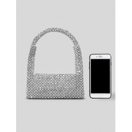 Beading Foldover Evening Party Shoulder Bag